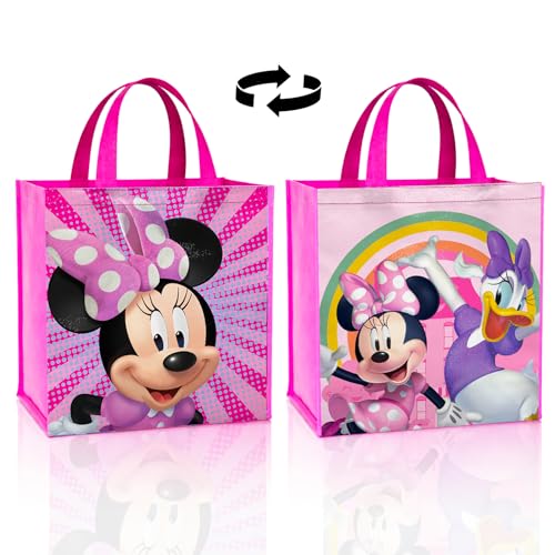 Disney Minnie Mouse Reusable Tote Bag - 15" Double-Sided Grocery Bag