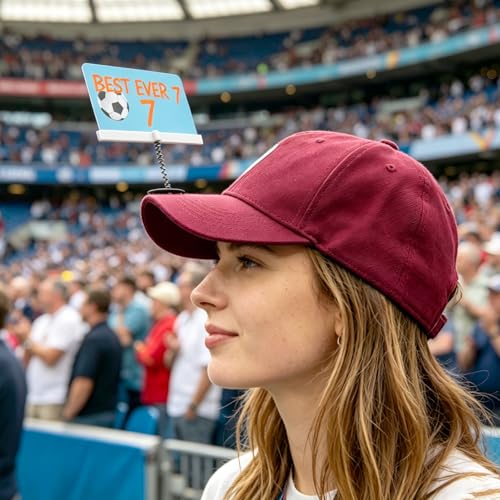 Custom Text Hat Clip with Writable Blank Cards 4-Piece Set
