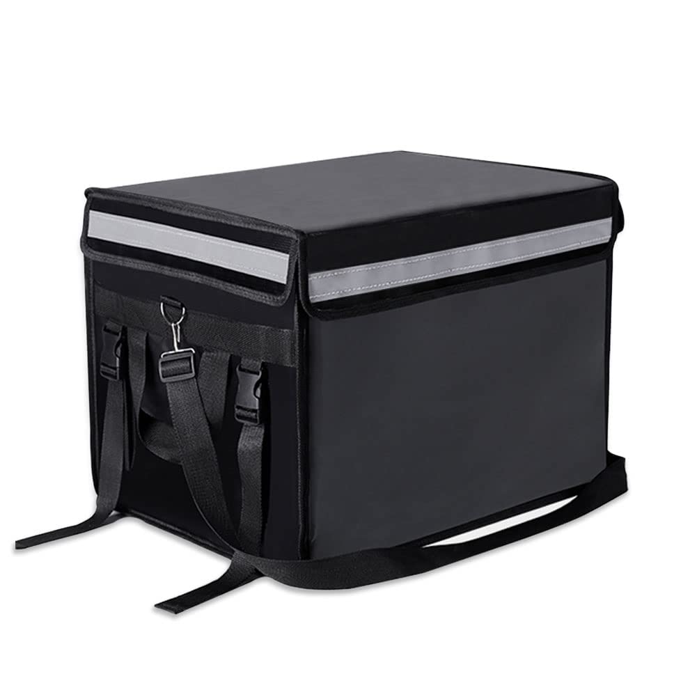 TooCust Insulated Bags For Food Delivery XXL 19.7" x 15" x 15", Commercial Insulated Food Delivery Bag w/Divider, Waterproof & Foldable Catering Bag Food Deliveries, Delivery Pizza Bags 14 Inches
