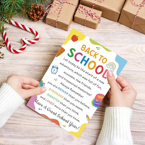 First Day of School Card for Kids - Kindergarten to 8th Grade
