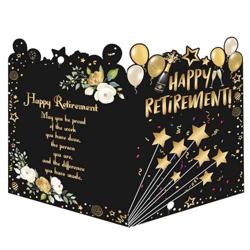 Retirement Party Guest Book - Farewell Card for Colleagues