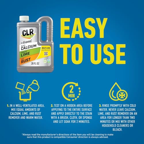 CLR Calcium Lime Rust Remover - Multi-Surface Cleaner, 42 oz