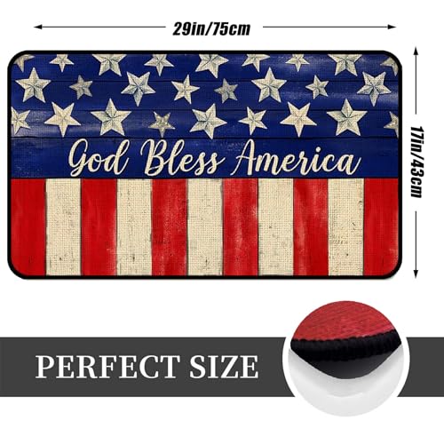 God Bless America Doormat - 250th Anniversary Welcome Mat