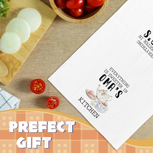 Kitchen Towels for Grandma - Decorative Hand Towels 16x24