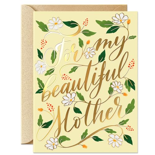 Sweetzer & Orange Premium Mother’s Day Card - 5x7” Gold Foil