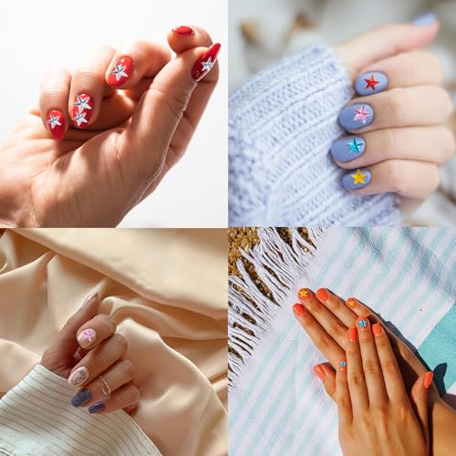 Face Gems Self-Adhesive Rhinestone Stickers Star Hair & Body Jewels for Festival