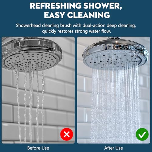 Shower Head Cleaning Tool Set - 20 Stainless Steel Brushes & Needles
