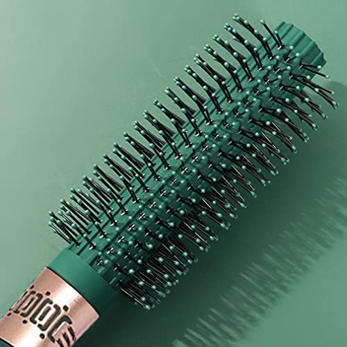 Leenchiry Anti-Static Detangler Hair Brush with Nylon Bristles (Green)