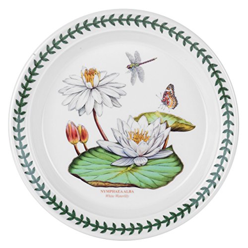 Portmeirion Exotic Botanic Garden Salad Plates Set of 6 - 8.5-Inch Tropical Floral