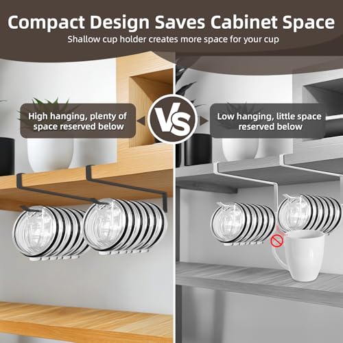 LveSunny Black 1 Pack Tumbler Lid Organizer for Yeti & More - Space Saving