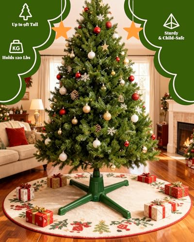 Christmas Tree Stand with Remote Control and Rotation for 9ft Trees