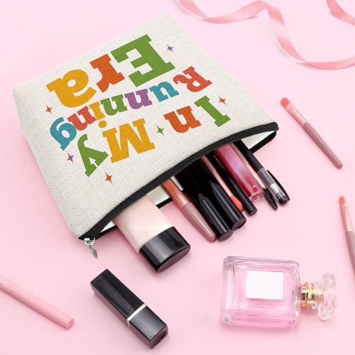 Running Makeup Bag for Women Marathon Runner Cosmetic Pouch