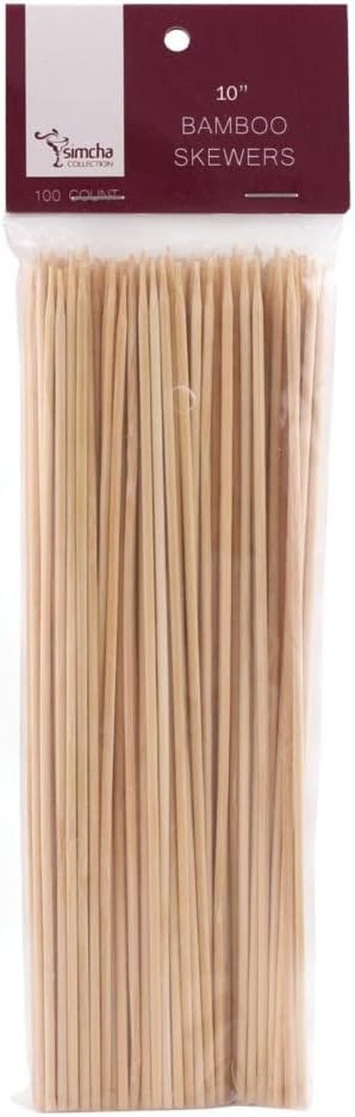 Blue Sky Bamboo Skewers - 10-Inch | 100-Count - Ideal for Grilling, BBQ, Kebabs & Appetizers