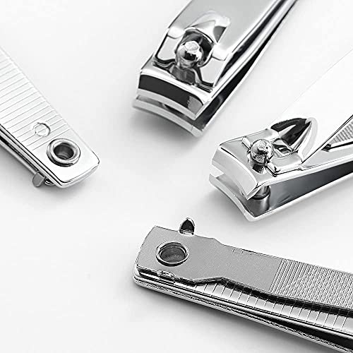 QLL Stainless Steel Nail Clipper Set 4 Pcs with Nail File