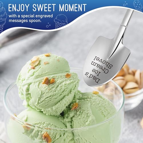 Dad’s Ice Cream Shovel - Funny Stainless Steel Gift for Dad from Daughter