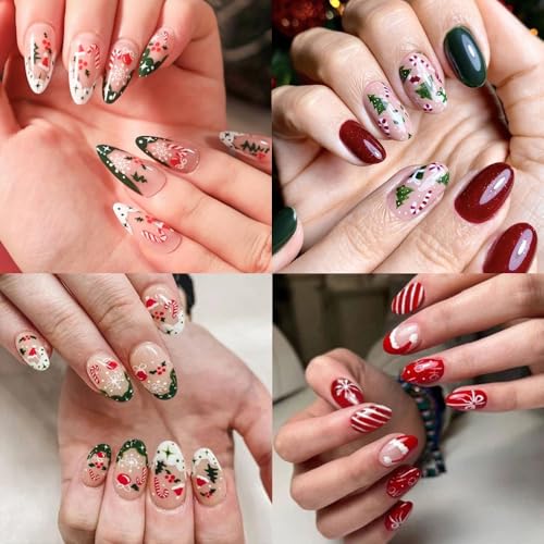 Christmas Snowflake Nail Decals - 30 Sheets 3D Self-Adhesive Winter Holiday Nail Art Stickers