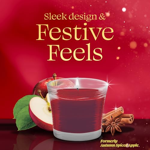 Glade Warm Apple & Spices Scented Candle Jar - 4.08 Oz, 2 Count