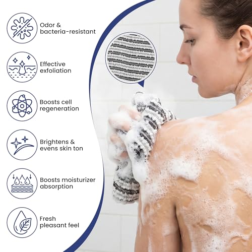 Japanese Exfoliating Body Scrubber Towel for Smooth Skin