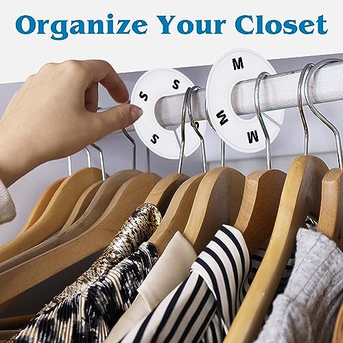 ERA Accents 30-Pack White Closet Dividers for Hanging Clothes Organization