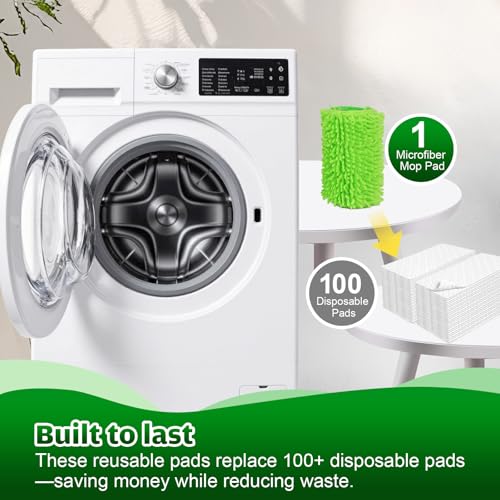 UNIMADE Reusable Microfiber Mop Pads for Swiffer Sweeper - 6 Pack