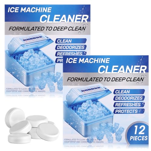 Swiffen Ice Machine Cleaner Tablets - 24 Pack Descaler for Ice Makers