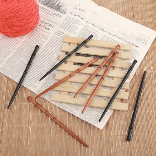 Gjinxi Wooden Hair Chopsticks 8-Piece Bamboo Shape Hair Sticks Pins