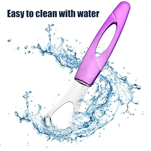 MR LION Stainless Steel Tongue Scraper and Cleaner for Fresh Breath