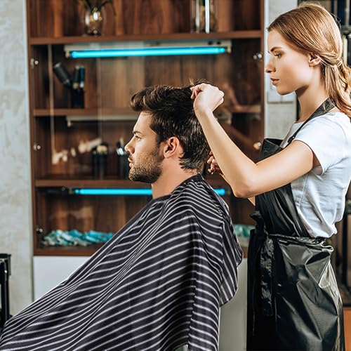 FEBSNOW Professional Barber Cape Adjustable Neckline Hair Cutting Apron
