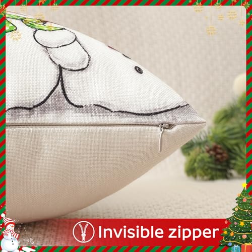 Artscope Sister Throw Pillow Cover 18x18 Inch Christmas Gift