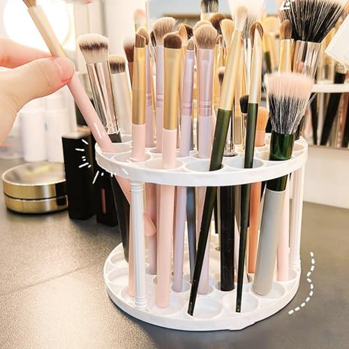 46-Slot Makeup Brush Holder Organizer for Vanity