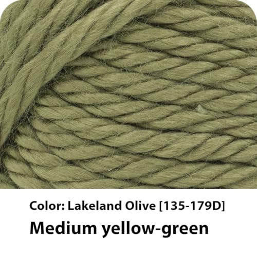 Lion Brand Hometown Super-Bulky Yarn - Lakeland Olive, 1 Pack