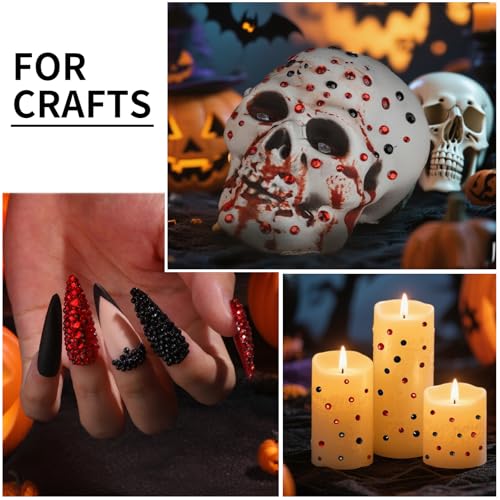 Teenitor Self-Adhesive Face Gems & Body Rhinestones for Halloween Makeup