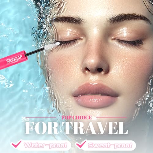 SeekLip Waterproof Lash Cluster Glue - 72-Hour Gentle Bond and Seal Black 10ml