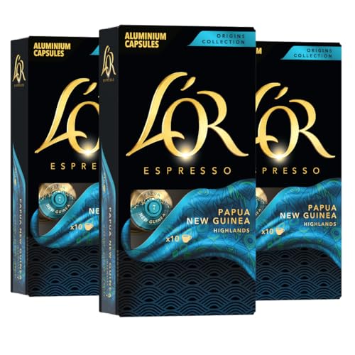 L'OR Espresso Capsules Papua New Guinea - 30 Count Compatible with L'OR BARISTA & Nespresso