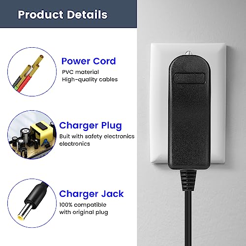 Replacement Charger for Bissell SpinWave Cordless Mop 23157 23159