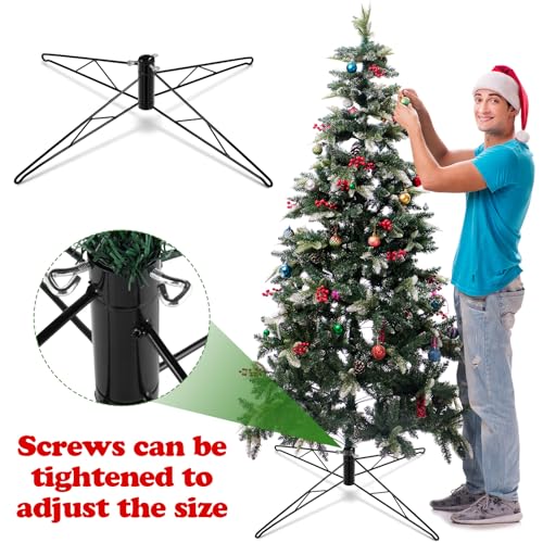 32 Inch Christmas Tree Stand for Artificial Trees - Dark Green
