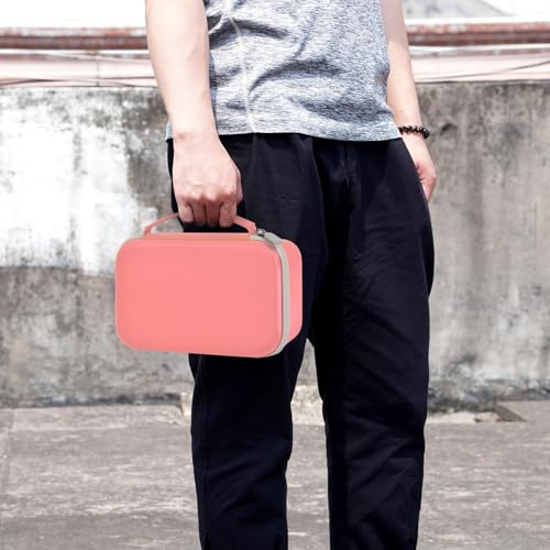 GWCASE Case Compatible with Newbealer/for Sunbeam Hot-2-Trot/for Oliso M3Pro M2 Mini Travel Iron for Sewing, Carrying Holder for Small Craft Quilting Irons with Steam& Silicone Rest (Box Only)- Coral
