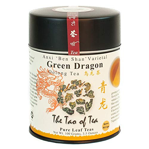 Green Dragon Oolong Tea Loose Leaf - 3.5 Ounce Tin (The Tao of Tea)