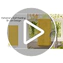 Yellow 3D Floral Jacquard Hand Towel - 100% Cotton, 13.7" x 29.5"