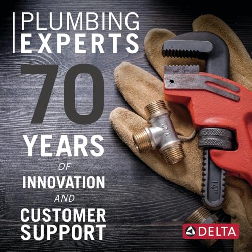 Delta RP101846 Modern 1.75 GPM Square Single Function Shower Head with Touch-Clean Technology - Chrome