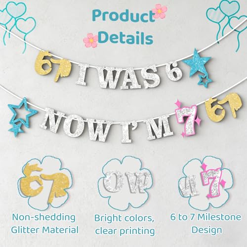 Ice Cream Meme Birthday Banner for 6-7 Year Olds - Fun Party Decor