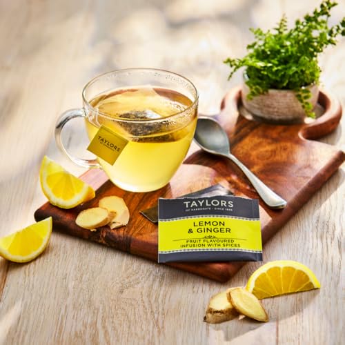 Taylors of Harrogate Lemon & Ginger Herbal Tea Bags - 20ct