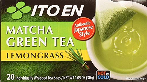 ITO EN Green Tea with Matcha and Lemongrass, 20 Count Bags (Pack of 8)