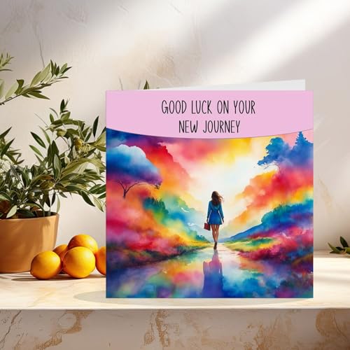 Good Luck Card for New Job & Home - Premium Quality, Eco-Friendly