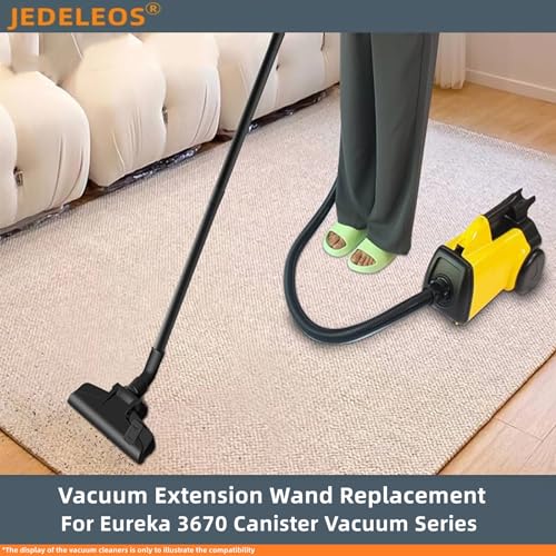 JEDELEOS 17.8-Inch Vacuum Extension Wand for Eureka Canister Series (2 Pack)