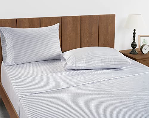 Lane Linen Organic Cotton King Size Pillowcases Set of 2 - Ultra Soft & Eco-Friendly