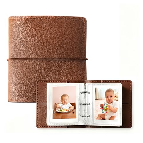 Mactto Dark Brown Photo Album for Fujifilm Instax Mini - 50 Pockets