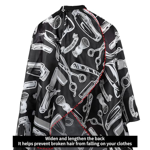 Professional Barber Cape 64x56 Inch Waterproof Hair Cutting Cape