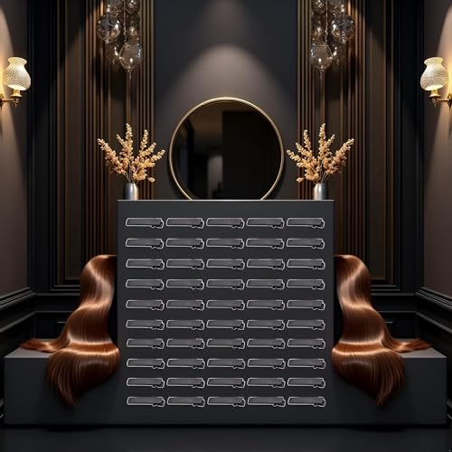 Black Alligator Hair Clips 4.5cm - 50 Pack Metal Duck Bill Clips for DIY Hair Bows & Crafts