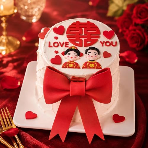 Oversized Red EVA Foam Bow Cake Topper for Birthdays & Parties